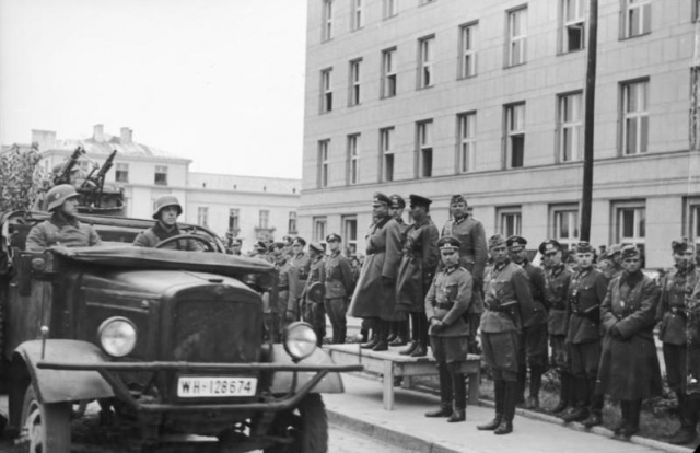 Советско-немецкий парад в Бресте, 1939 г.