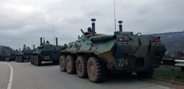 В Москве дальнобойщиков ждали БТРы