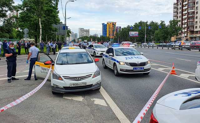 Перестрелка полицейских с таксистом на Ленинском проспекте