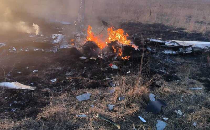 В Подмосковье разбился небольшой самолёт