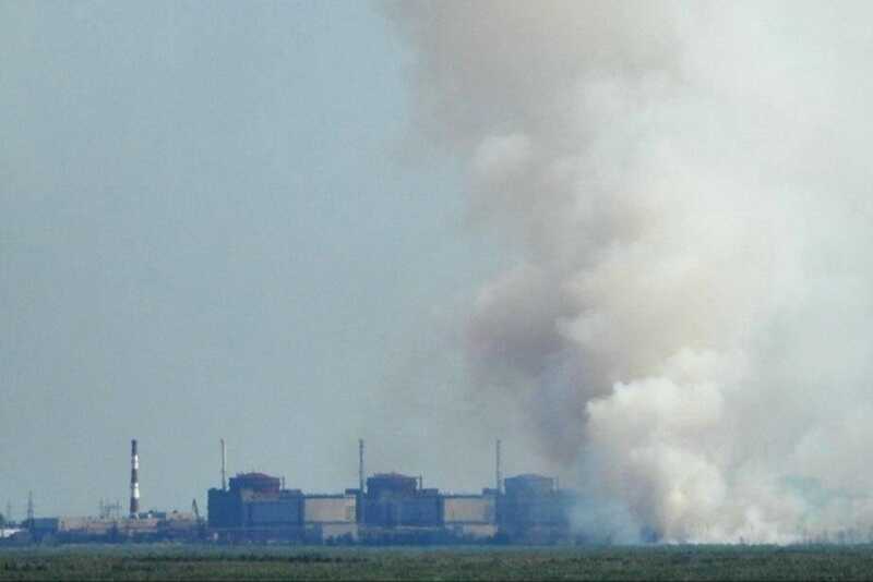 Пожар у Запорожской АЭС: задымление произошло за пределами охраняемой зоны
