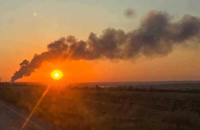 Пожар на Новошахтинском НПЗ в Ростовской области продолжается более двух суток