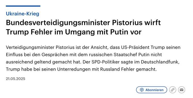 Германия обвиняет Трампа в ошибках на переговорах с Россией hzikhikkiqukmp